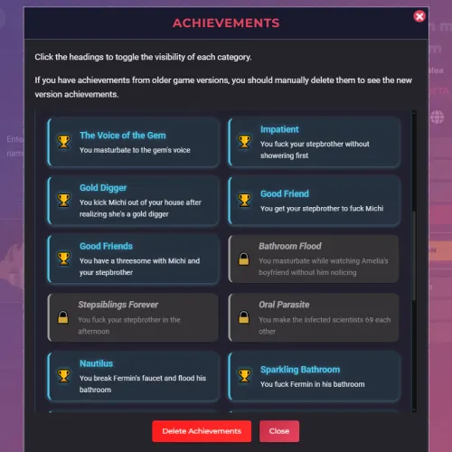 7 Days with My Stepmom gameplay screenshot 2 (HTML adult game) by Amoralea – free download