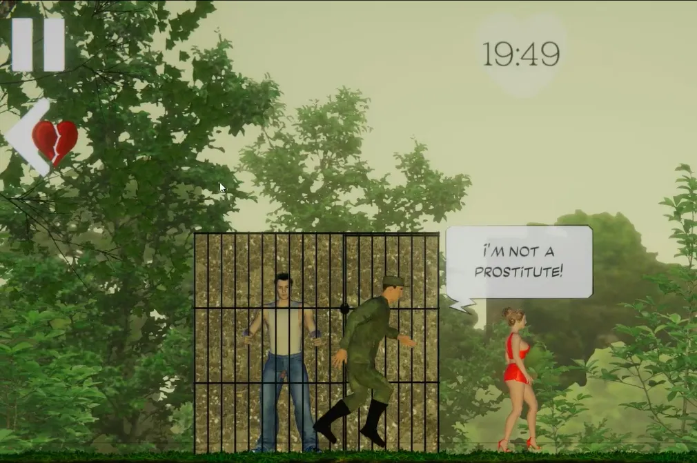 Natalie & Soldiers gameplay screenshot 5 (Unity adult game) by Strategic Desire – free download