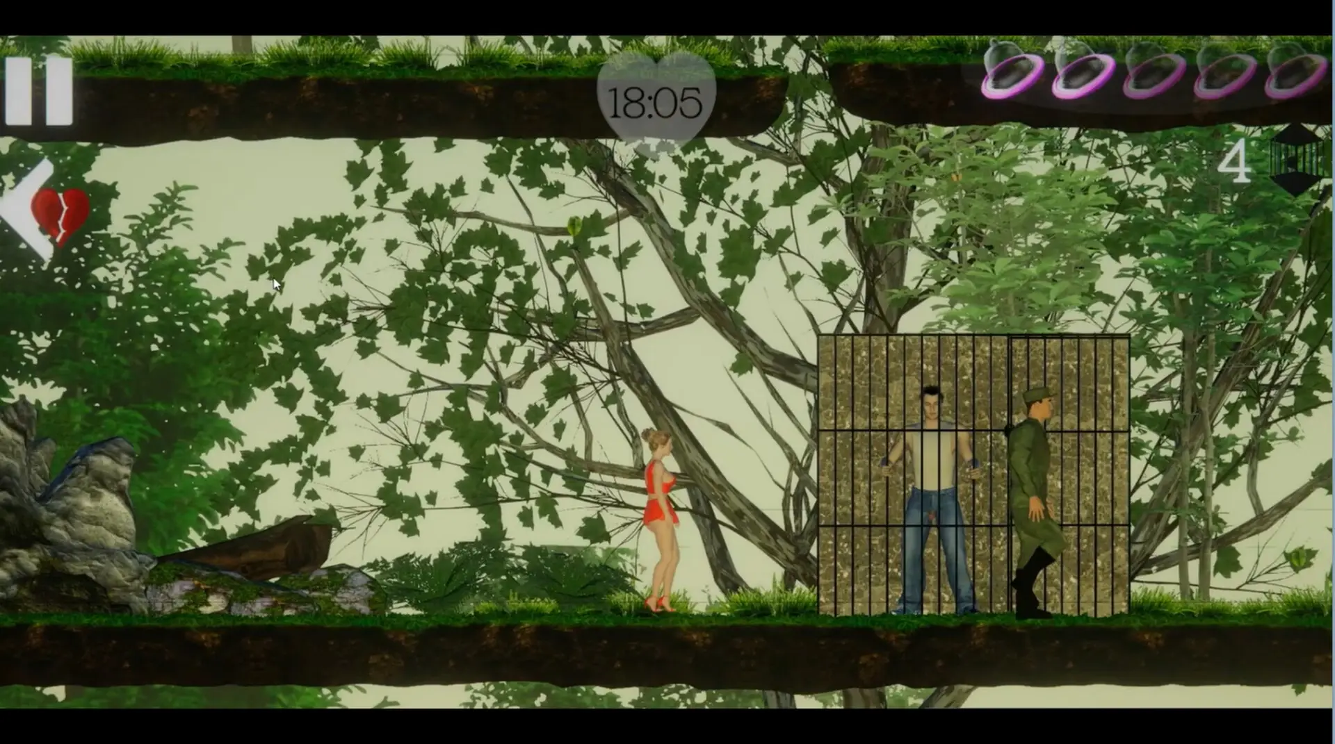 Natalie & Soldiers gameplay screenshot 7 (Unity adult game) by Strategic Desire – free download