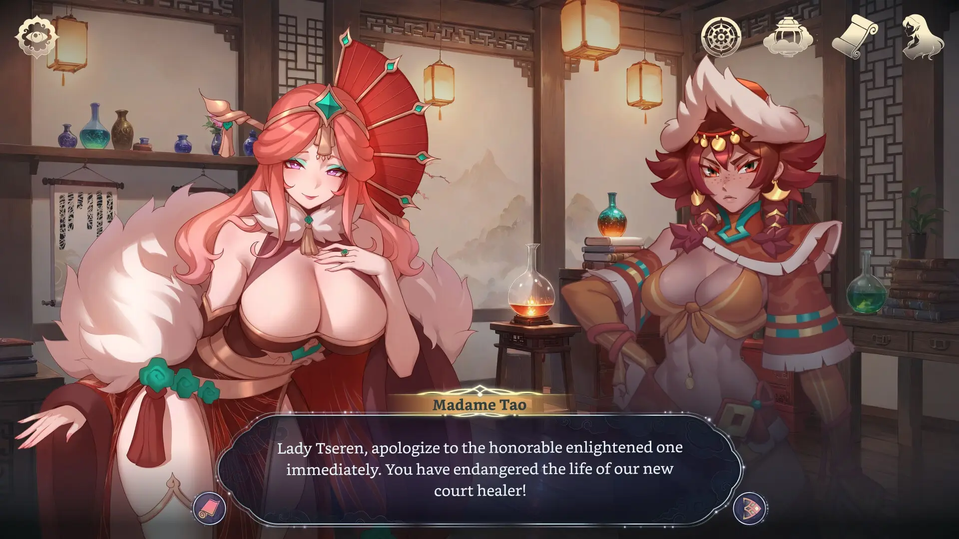 Harem Fantasy gameplay screenshot 1 (Unity adult game) by Sweet buns – free download