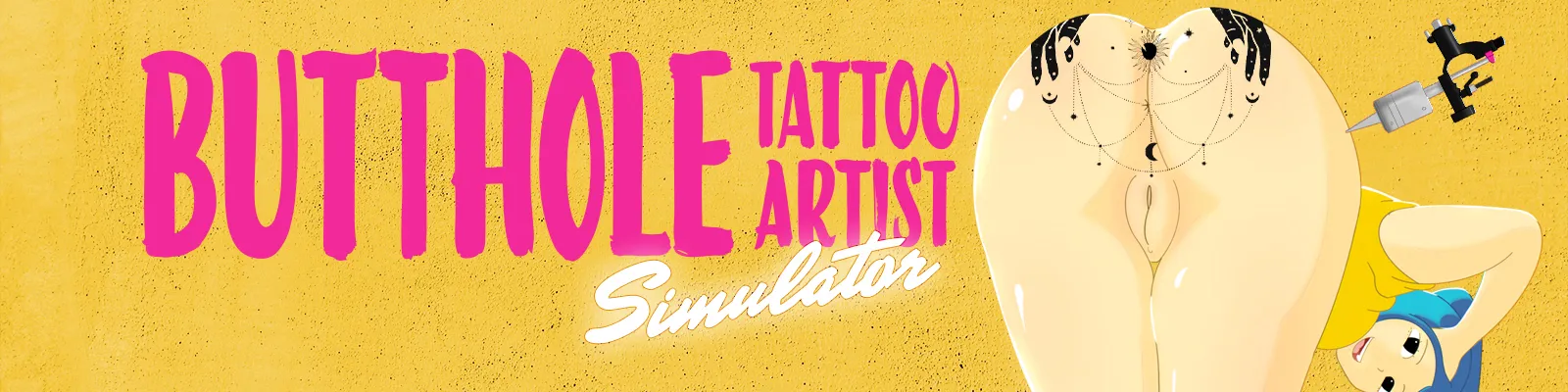 Butthole Tattoo Artist Simulator cover 0.2.2a – Ren'Py adult game by HAT JUMP free download