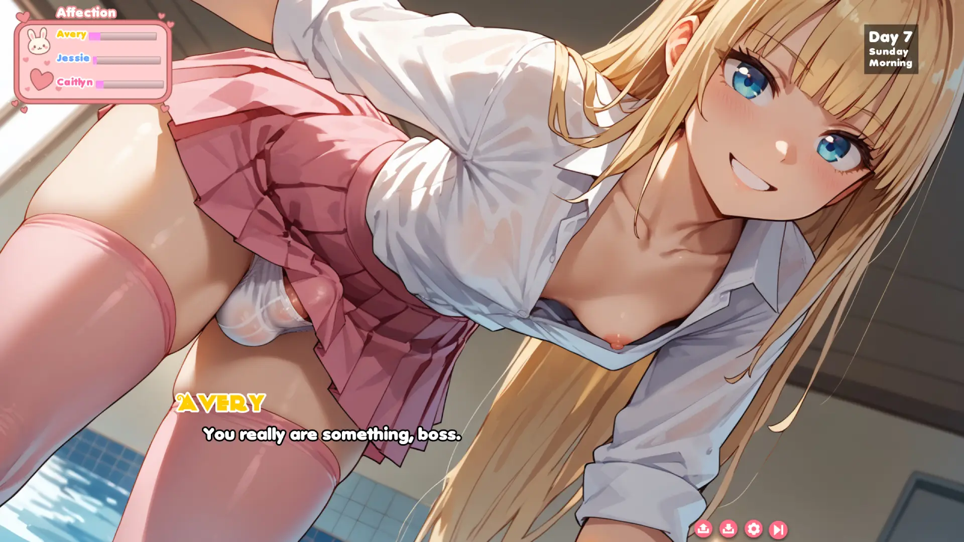 Trap Resort gameplay screenshot 2 (Ren'Py adult game) by Tatami Visual/Wet Dreams – free download