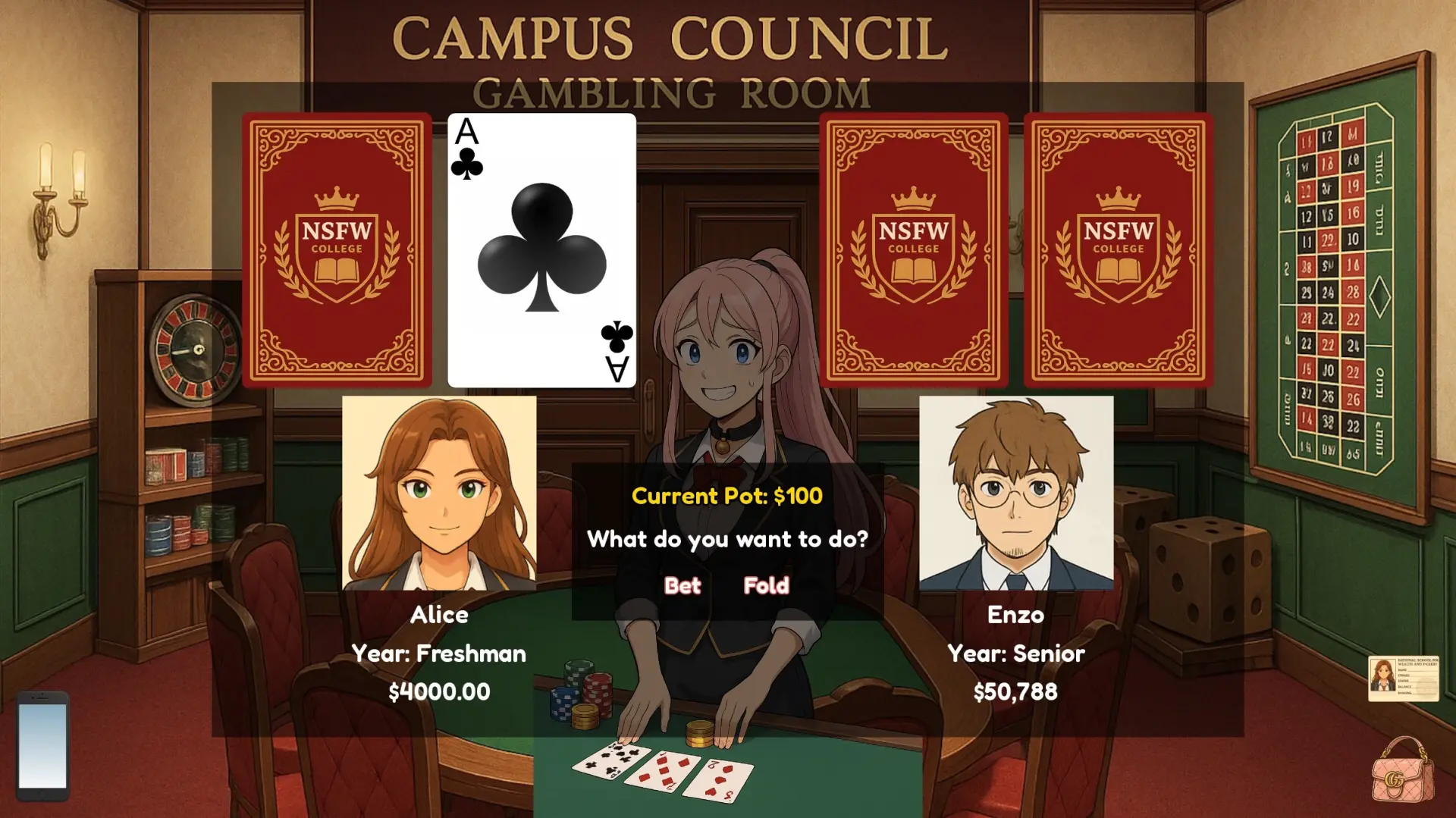 NSFW: National School for Wealth … and Fuckery gameplay screenshot 4 (Ren'Py adult game) by SWAJ – free download