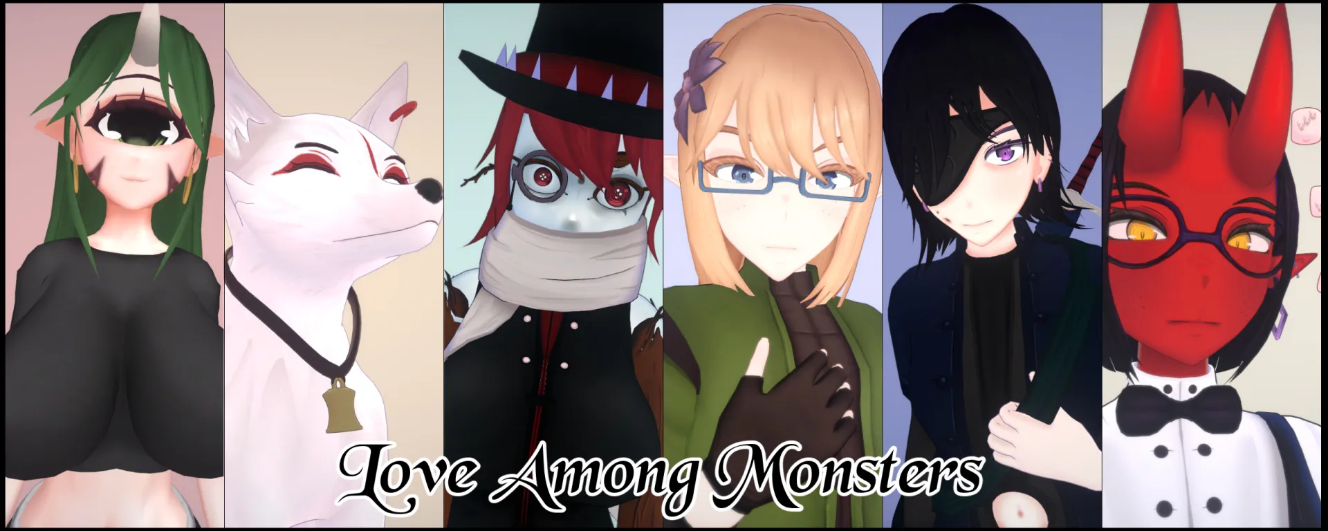 Love Among Monsters cover 0.1.0 – Unity adult game by Ashen free download