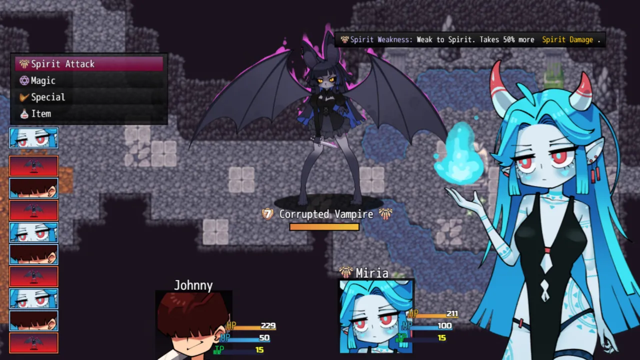 Mynocthia: Corrupted Kingdom gameplay screenshot 2 (RPGM adult game) by ghostmochagame – free download