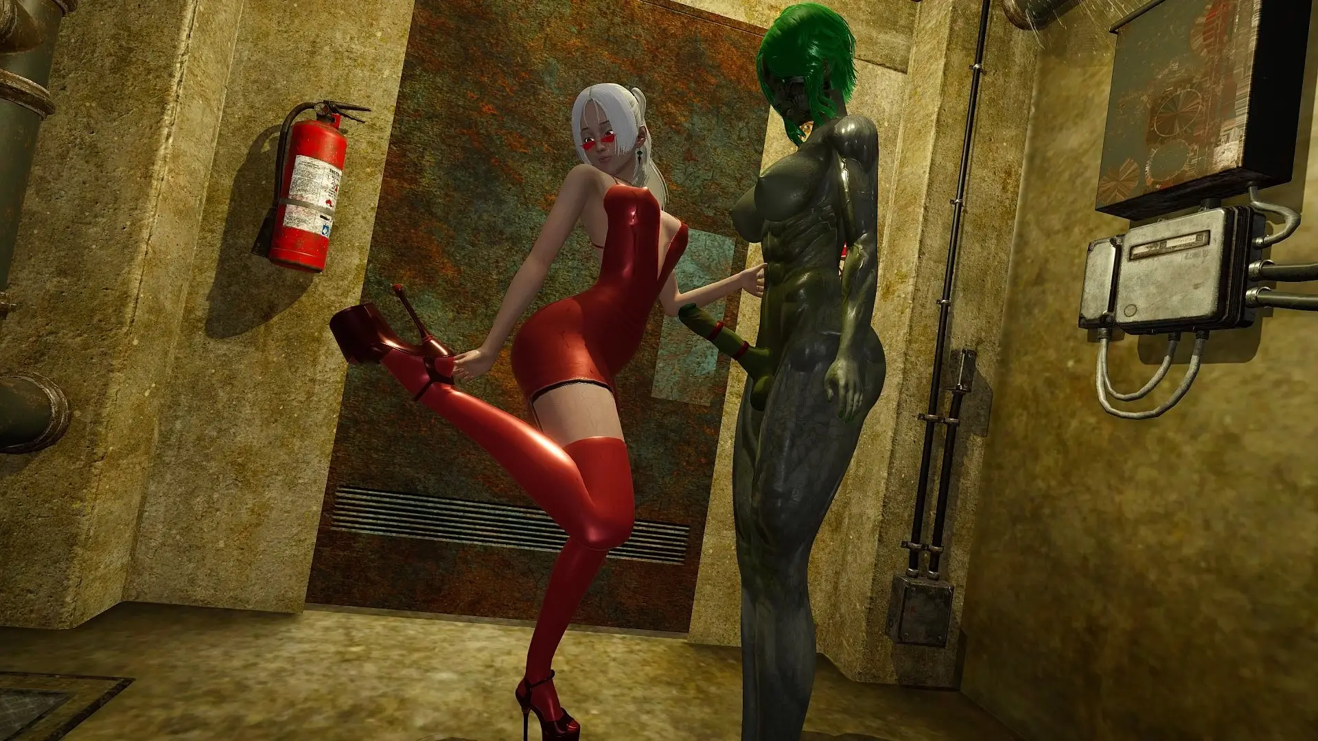NEXORIS gameplay screenshot 11 (Ren'Py adult game) by Sinty – free download