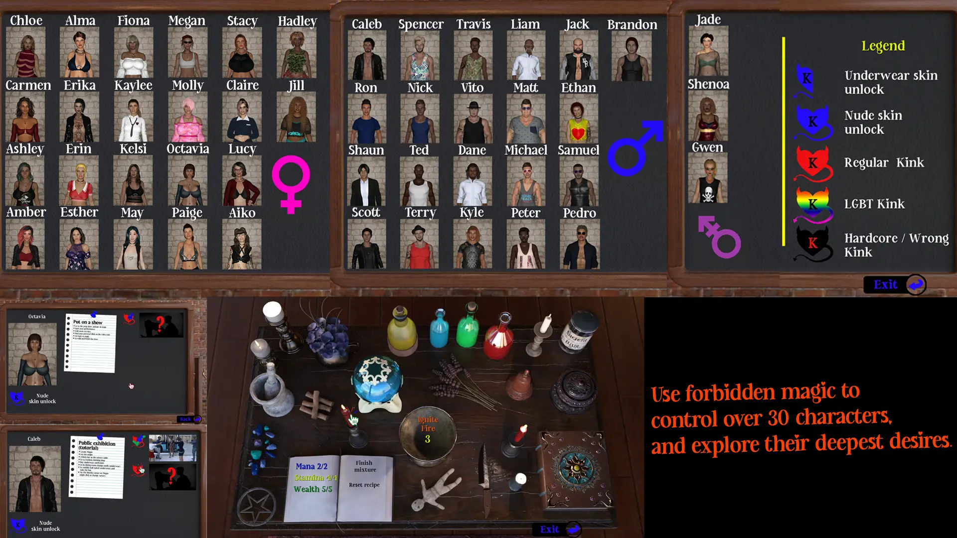 Kink Maker gameplay screenshot 2 (Others adult game) by Sneaky Snake Dev – free download
