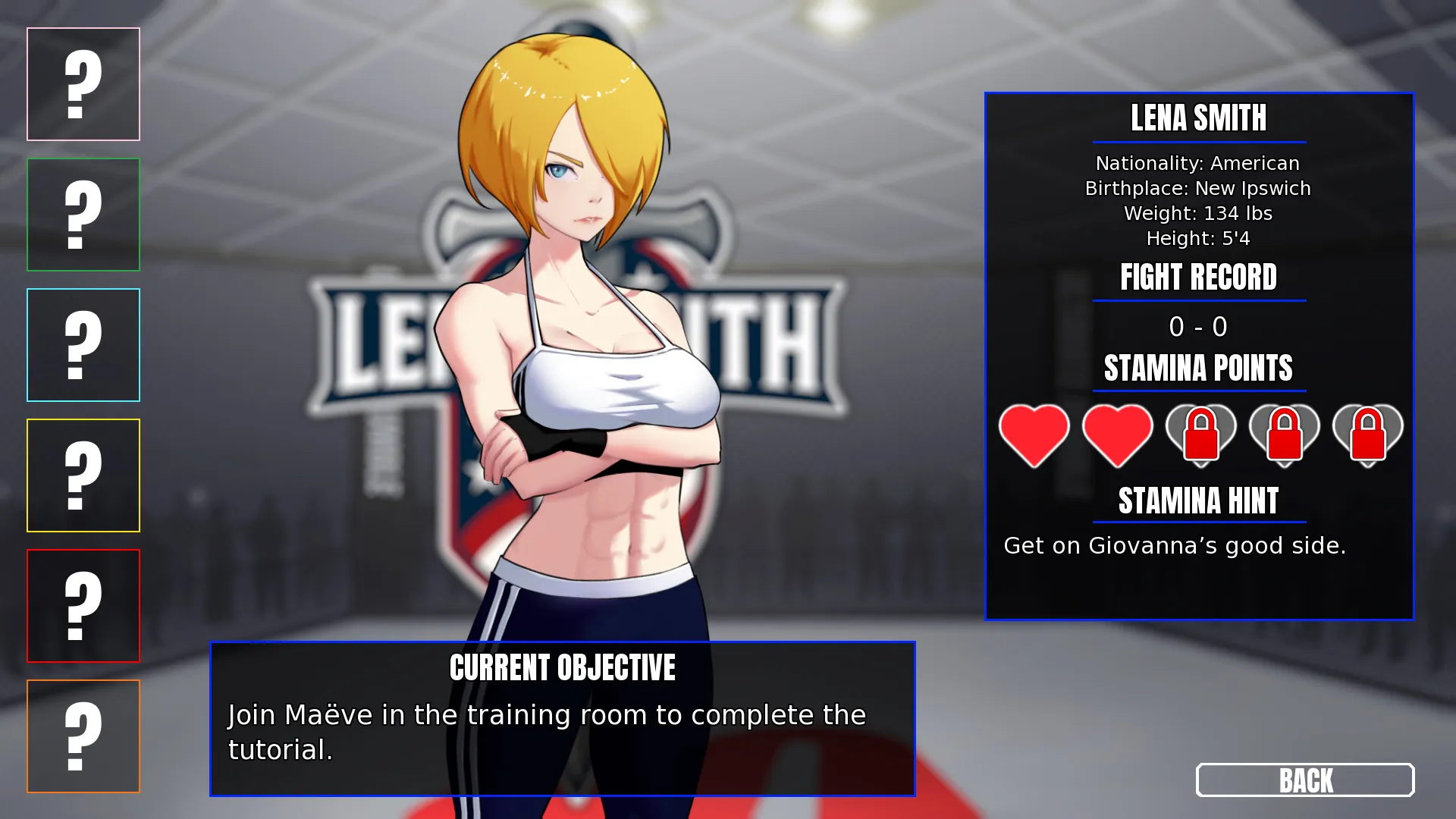 Lust Brawl gameplay screenshot 3 (Ren'Py adult game) by Hetzer Games – free download