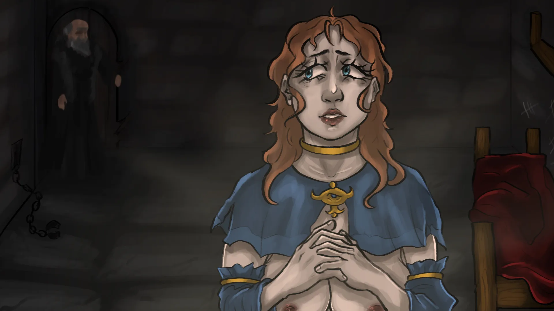 Dahlia’s Ordeal gameplay screenshot 6 (Ren'Py adult game) by K.O.T. – free download