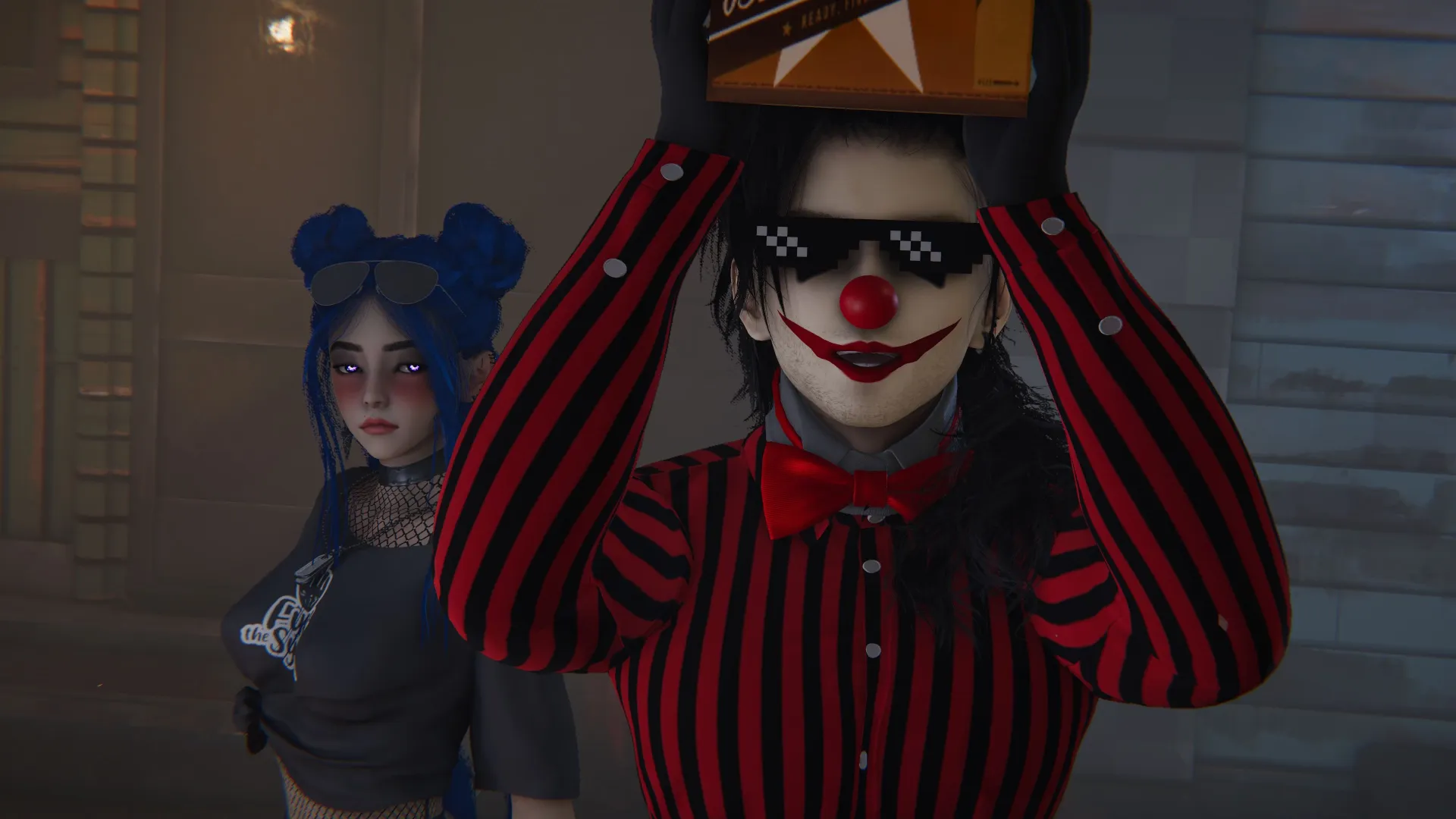 Clown Squad gameplay screenshot 6 (Ren'Py adult game) by NoGlory – free download