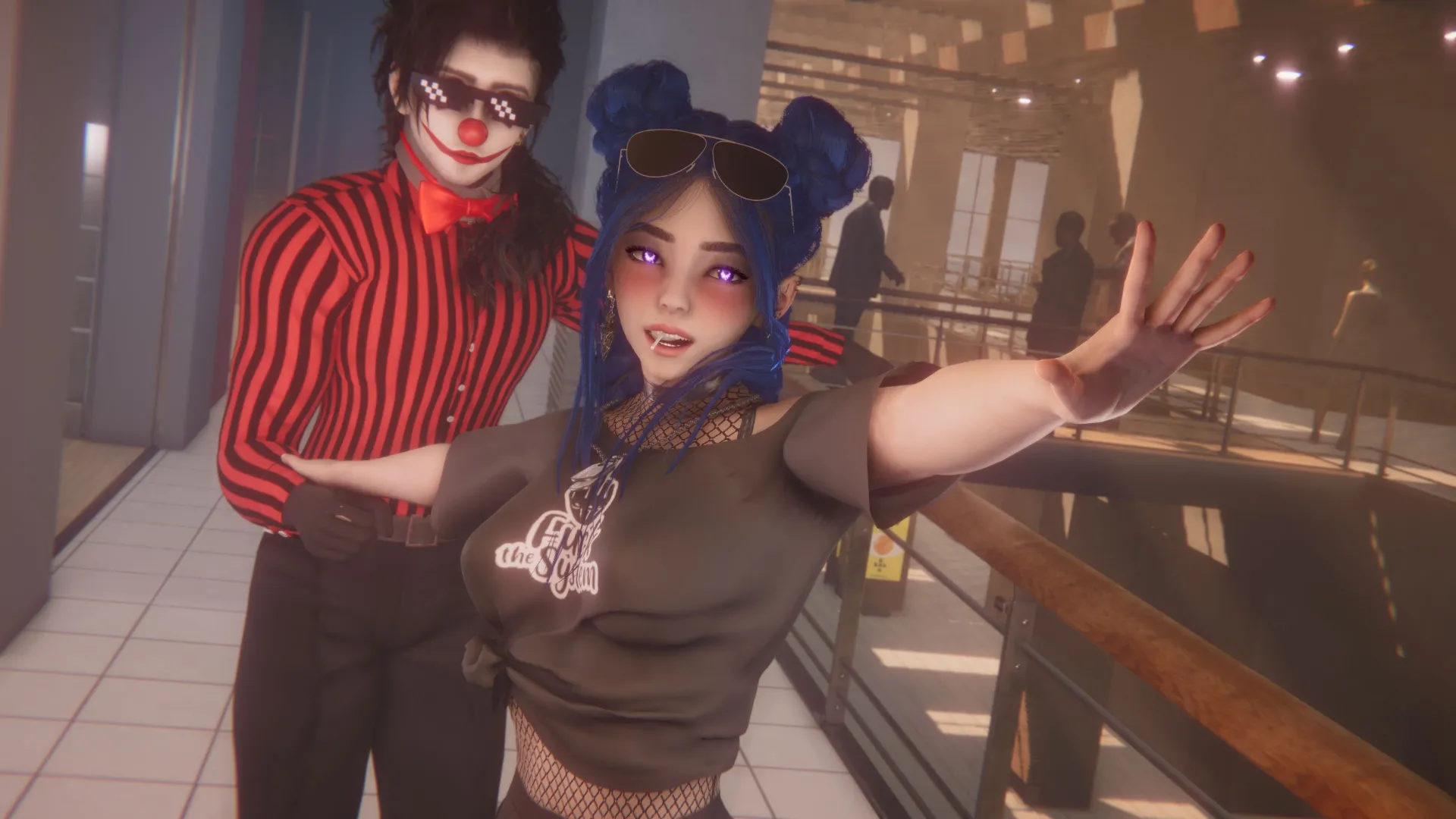 Clown Squad gameplay screenshot 14 (Ren'Py adult game) by NoGlory – free download