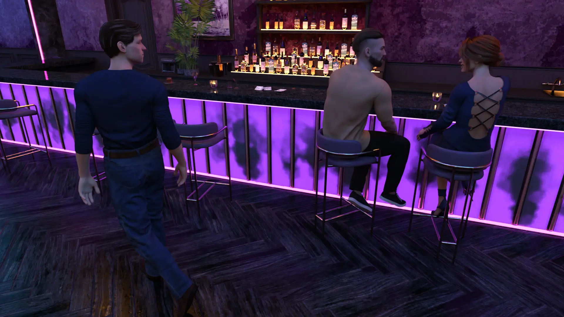 Angst gameplay screenshot 5 (Ren'Py adult game) by Falling Bear Studio – free download