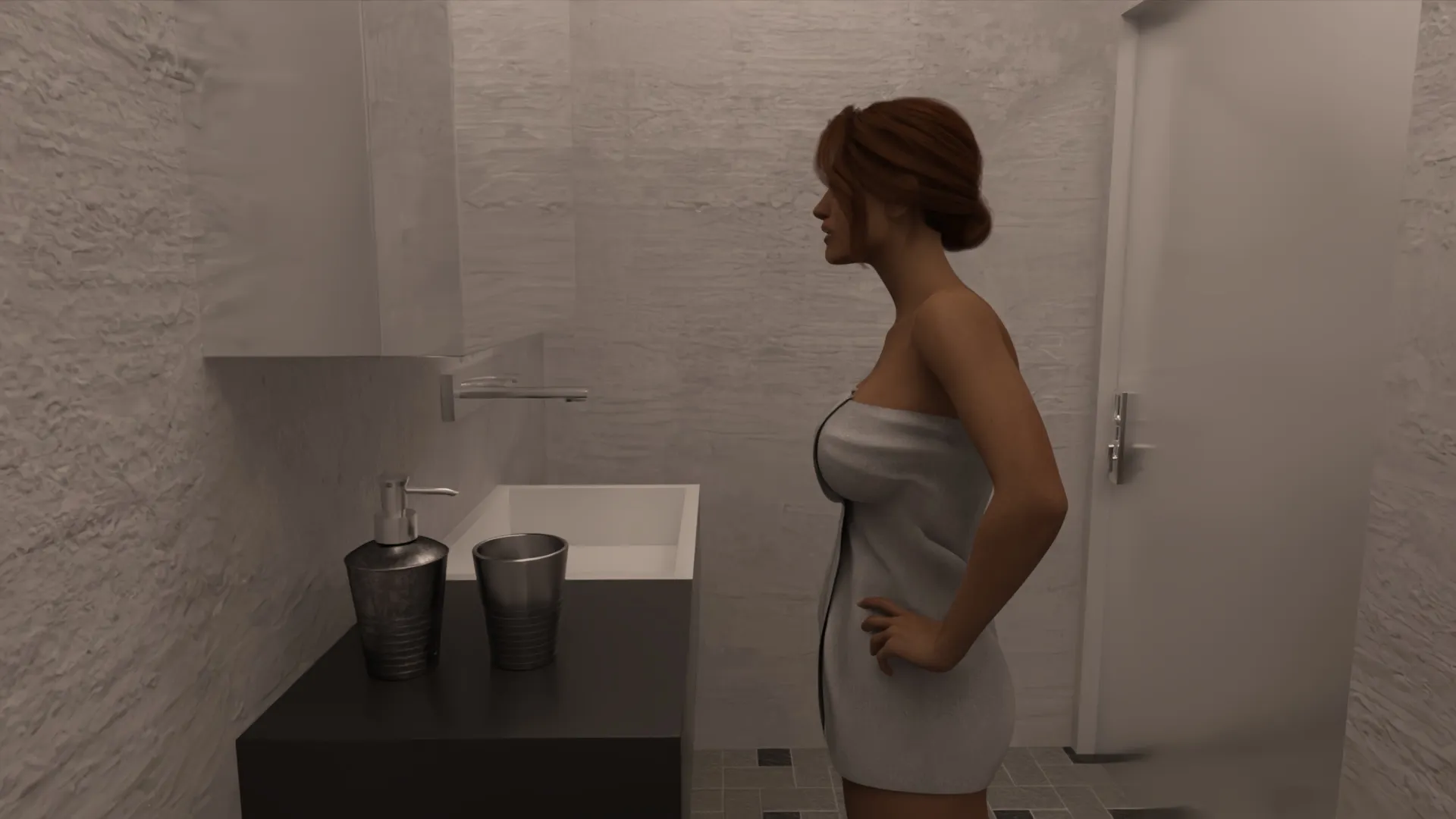 Angst gameplay screenshot 2 (Ren'Py adult game) by Falling Bear Studio – free download