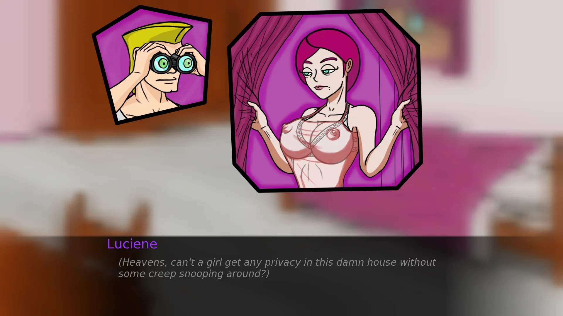Luciene’s Life gameplay screenshot 5 (Ren'Py adult game) by BoneForSoup – free download