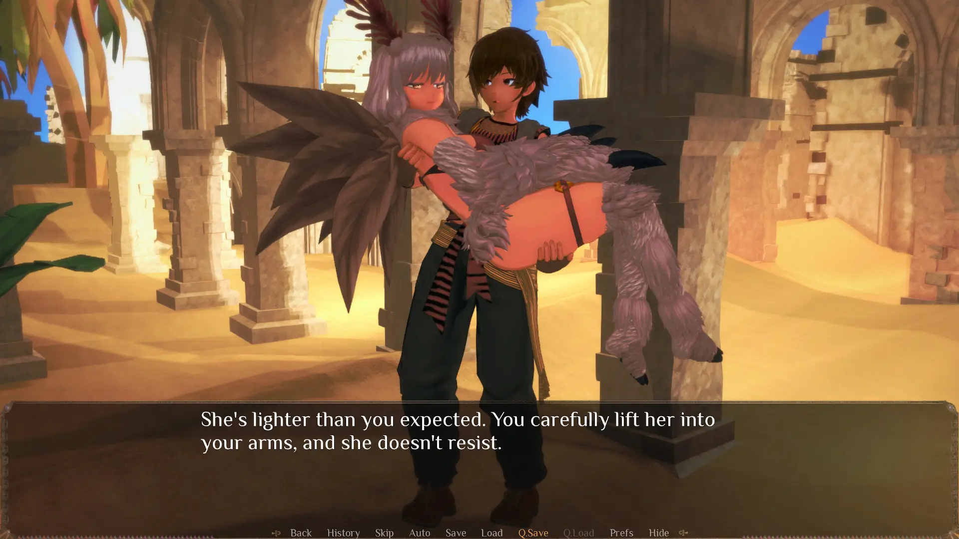 Harem of Ankhutep gameplay screenshot 16 (Ren'Py adult game) by AhaNubis – free download