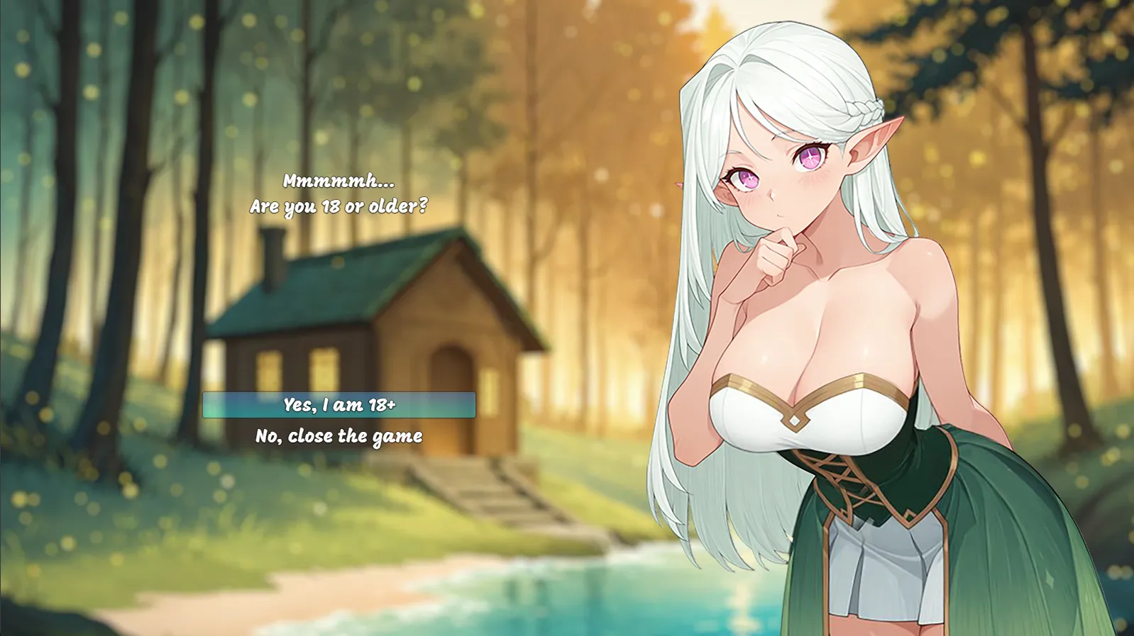 NTR Tales – The Elf Next Stream gameplay screenshot 1 (RPGM adult game) by Naughty Arcade Studio – free download
