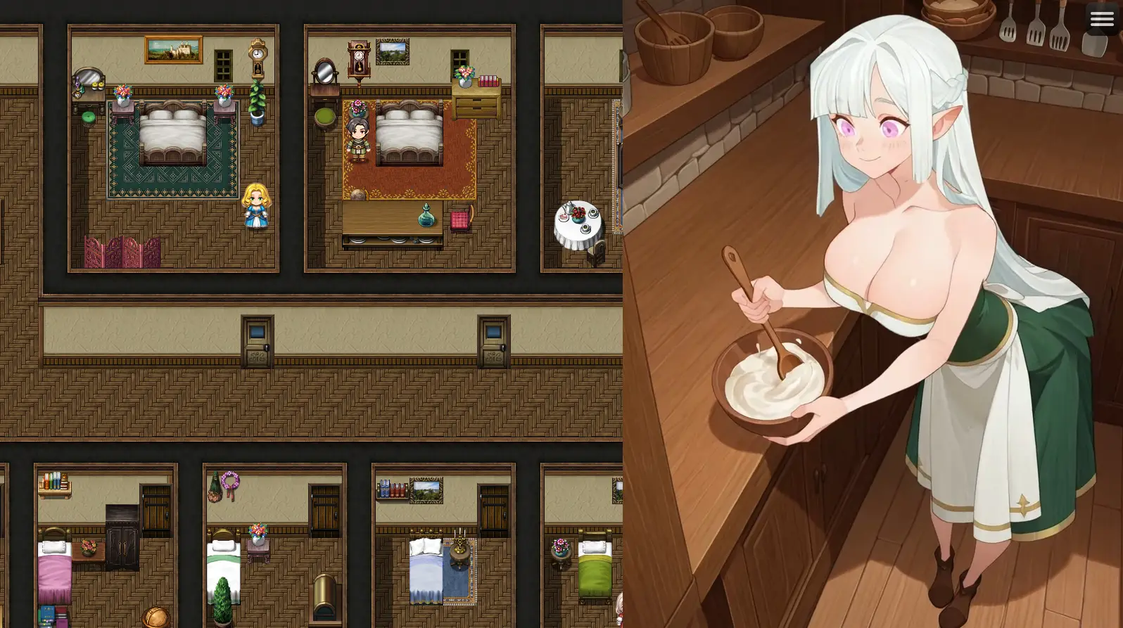 NTR Tales – The Elf Next Stream gameplay screenshot 4 (RPGM adult game) by Naughty Arcade Studio – free download