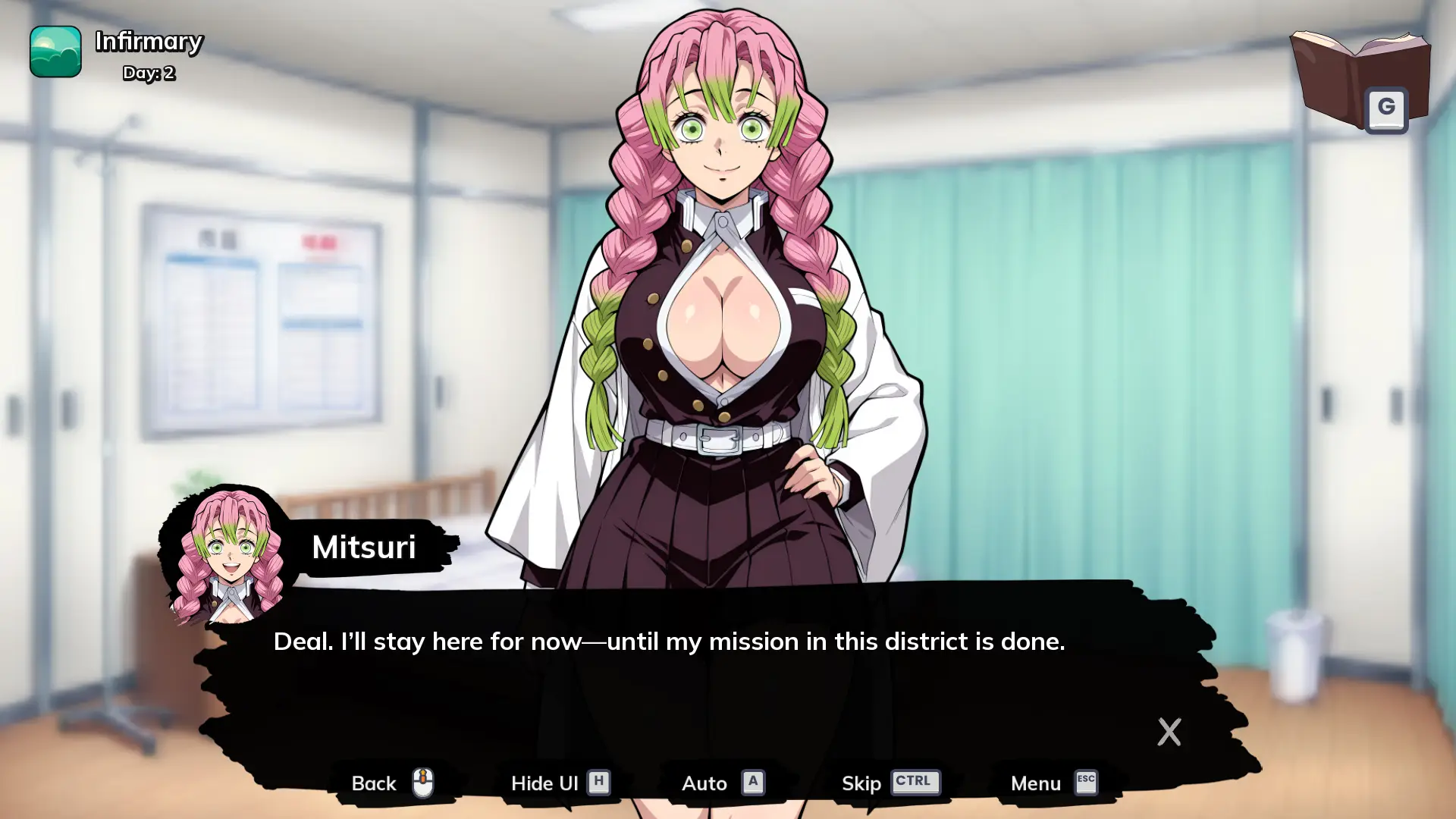 Lewd Slayer Inn gameplay screenshot 4 (Ren'Py adult game) by Naughty Narratives – free download