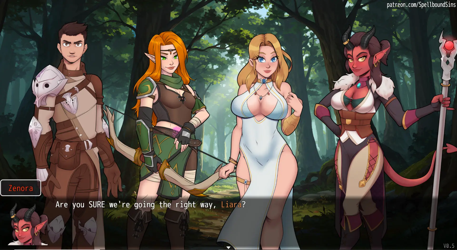 Spellbound Sins gameplay screenshot 9 (RPGM adult game) by Spellbound Sins – free download