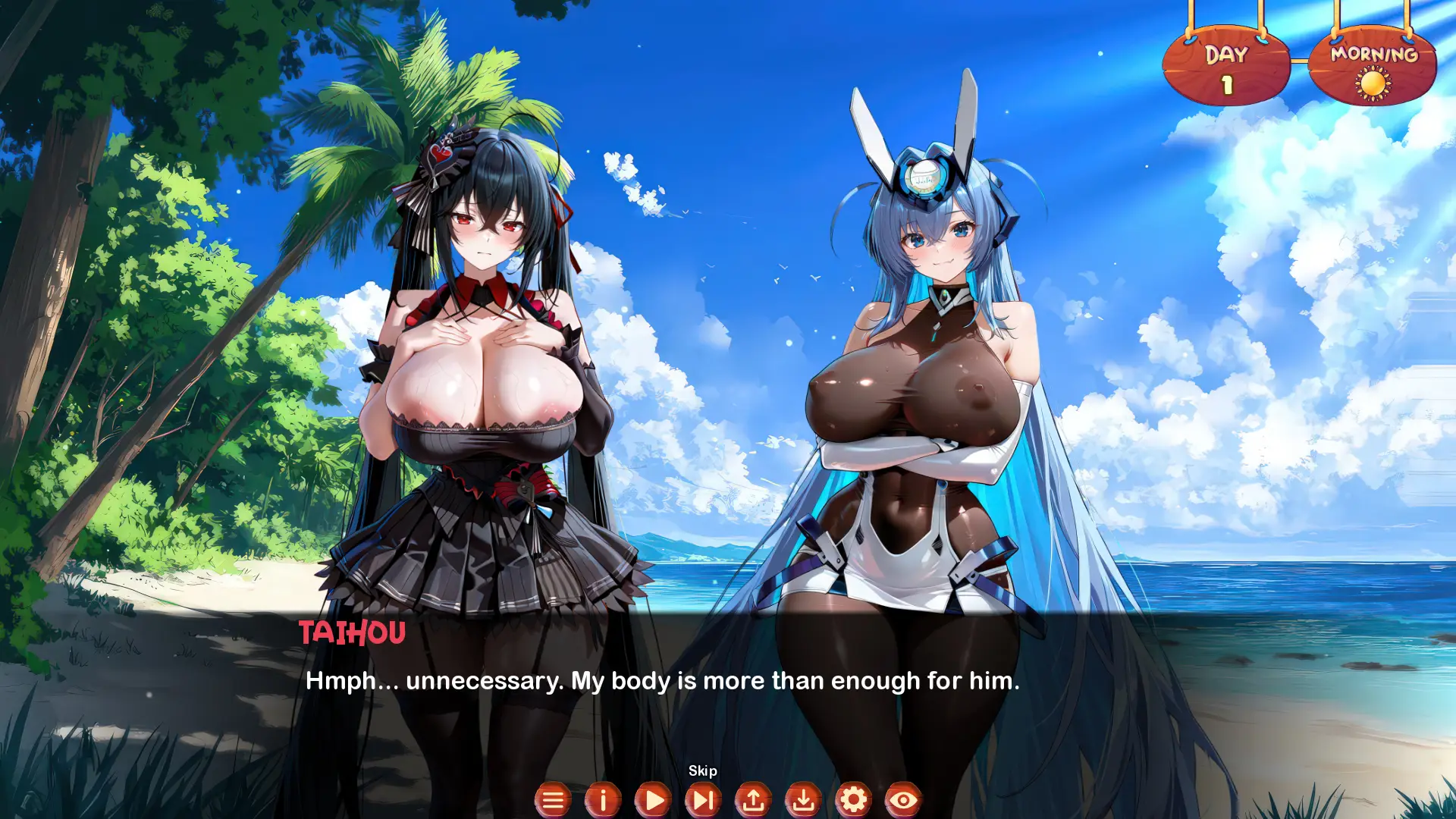 Indigo Lane gameplay screenshot 4 (Ren'Py adult game) by DonutByte – free download