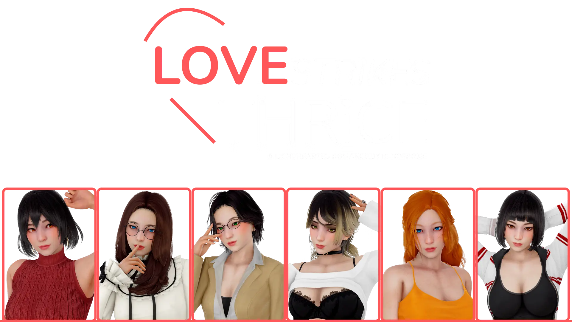 Love Strikes Thrice cover Episode 2 – Ren'Py adult game by Renofrome free download
