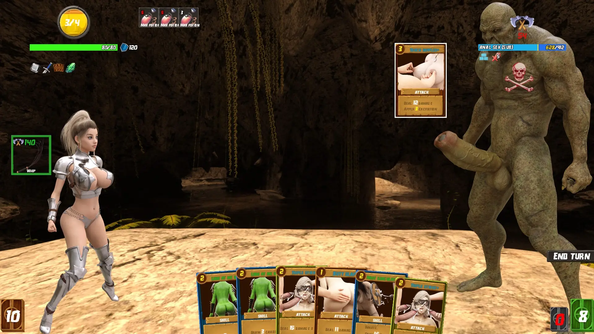 Lust Hunter gameplay screenshot 7 (Ren'Py adult game) by Lust Madness – free download