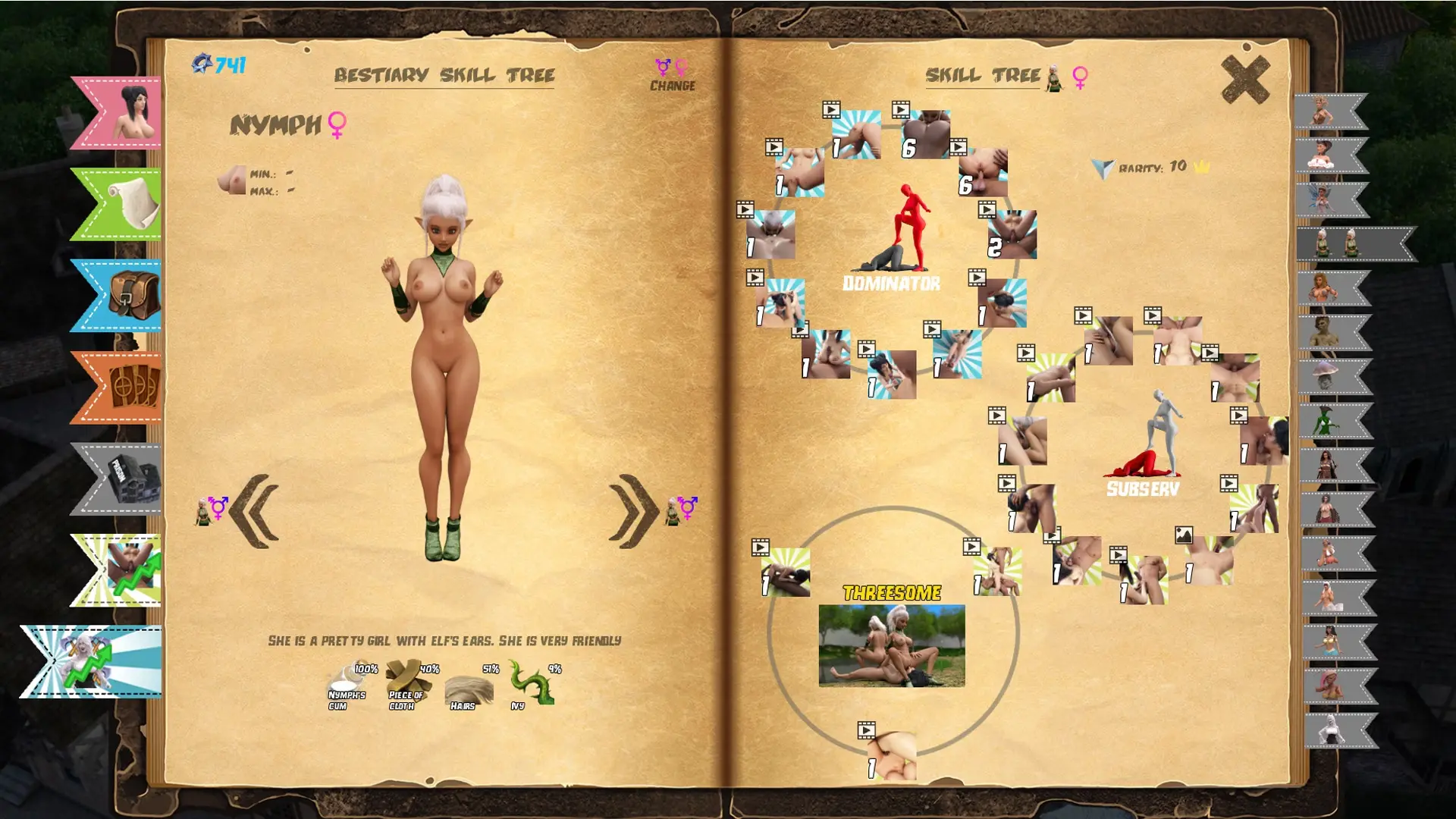Lust Hunter gameplay screenshot 5 (Ren'Py adult game) by Lust Madness – free download