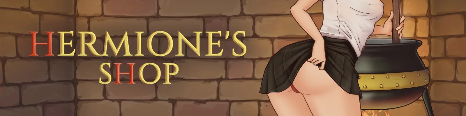 Hermione’s Shop cover 0.3.9 – Ren'Py adult game by Kurotica Team free download