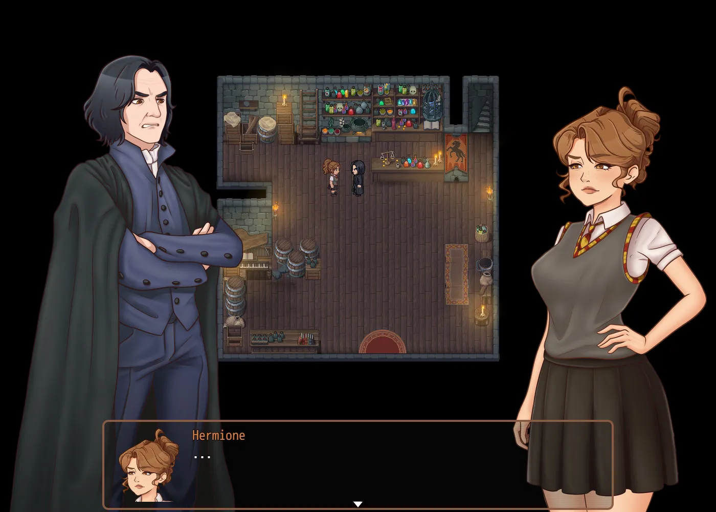 Hermione’s Shop gameplay screenshot 5 (Ren'Py adult game) by Kurotica Team – free download