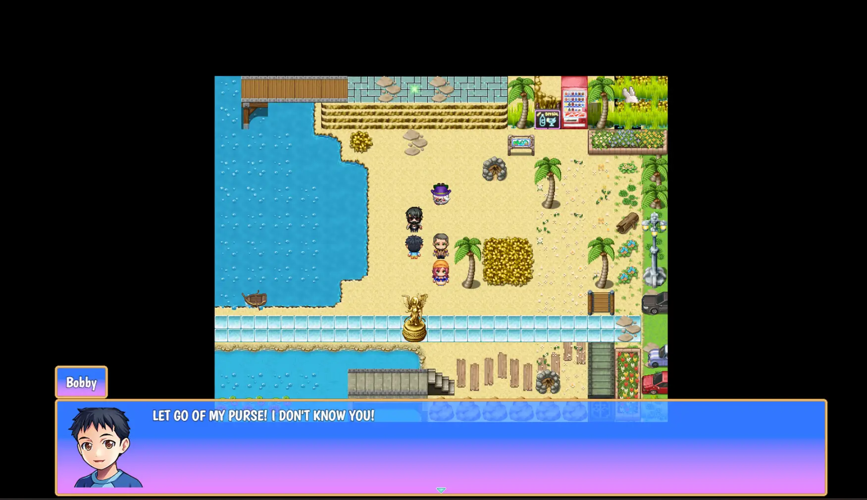 In the Bag gameplay screenshot 1 (RPGM adult game) by The Magical Gurl – free download