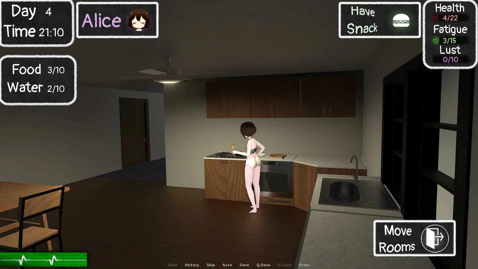 Through the Looking Glass gameplay screenshot 3 (Ren'Py adult game) by HakOSGames – free download