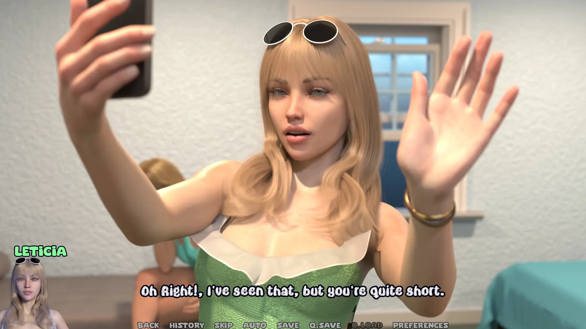 Reflejos gameplay screenshot 3 (Ren'Py adult game) by DerketoGames – free download