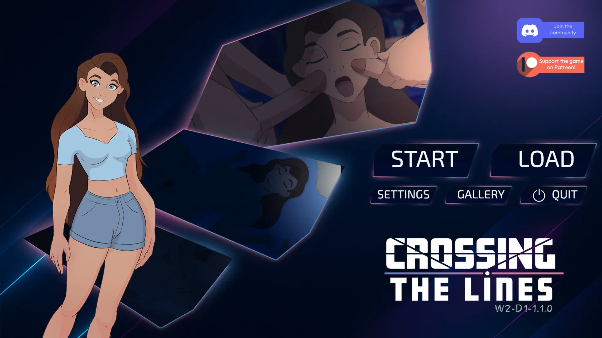 Crossing the Lines gameplay screenshot 3 (Ren'Py adult game) by Temptales Studio – free download
