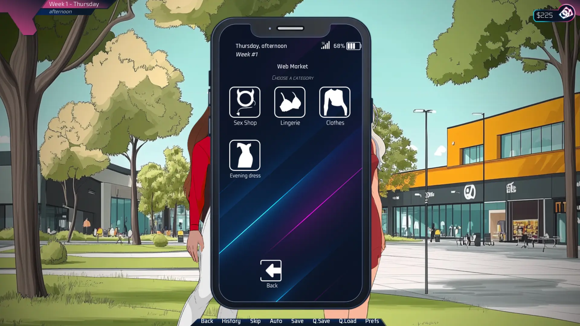 Crossing the Lines gameplay screenshot 8 (Ren'Py adult game) by Temptales Studio – free download