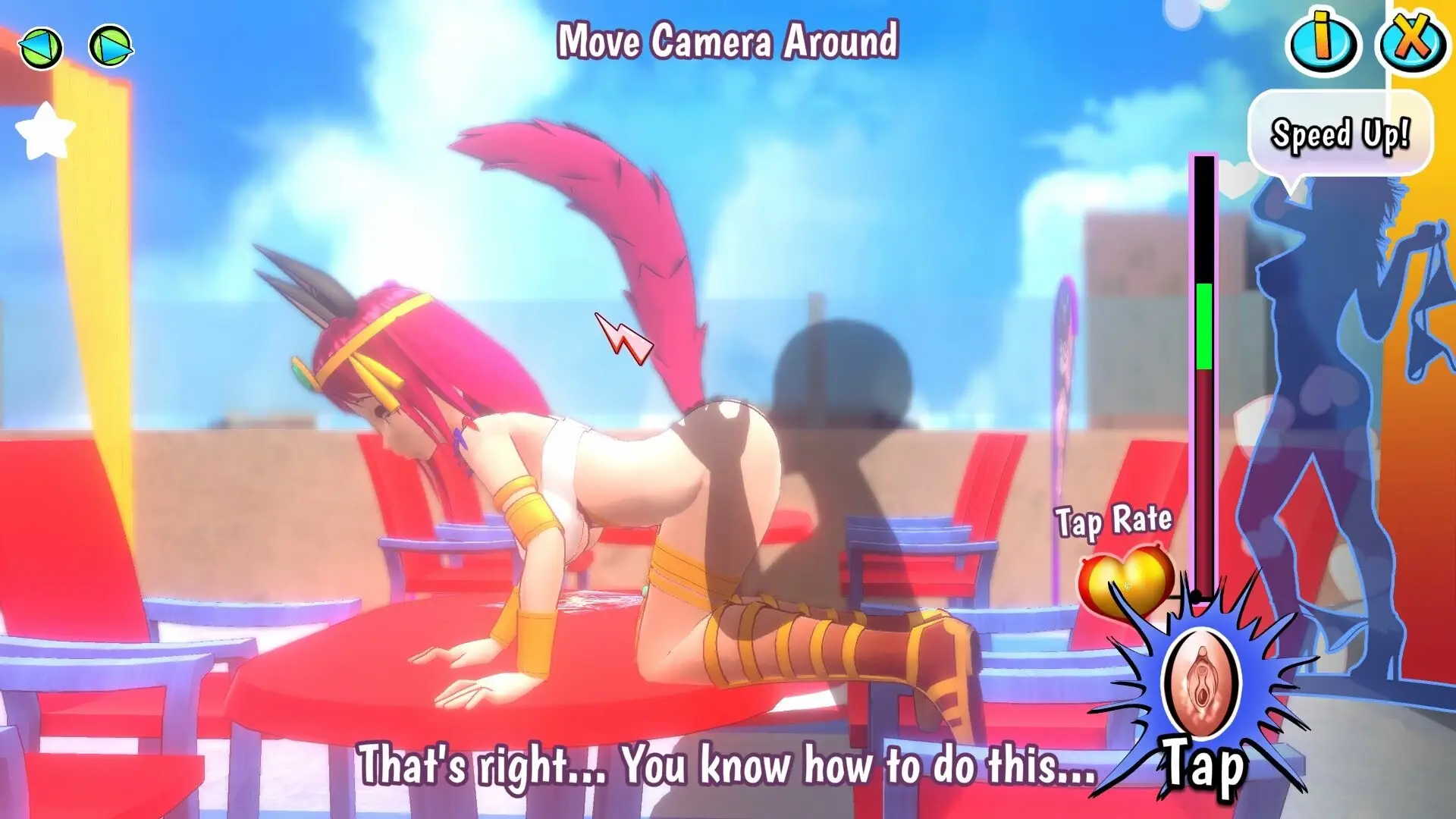 Voyeur Villa – Living with Monster Girls Edition gameplay screenshot 1 (Unity adult game) by Sexy Hentai Games Factory – free download