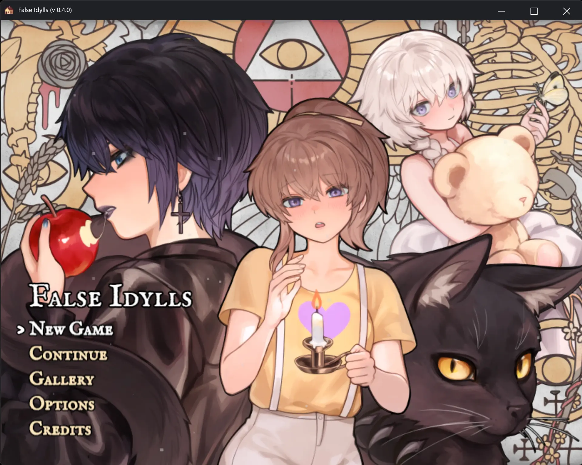 False Idylls gameplay screenshot 1 (RPGM adult game) by Norza – free download