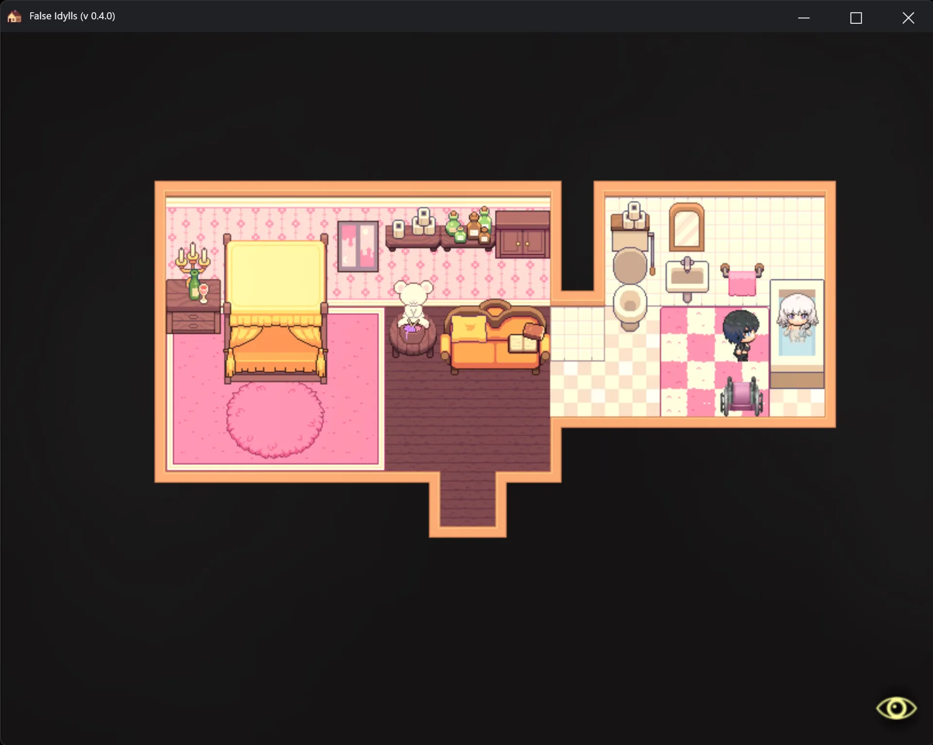False Idylls gameplay screenshot 2 (RPGM adult game) by Norza – free download