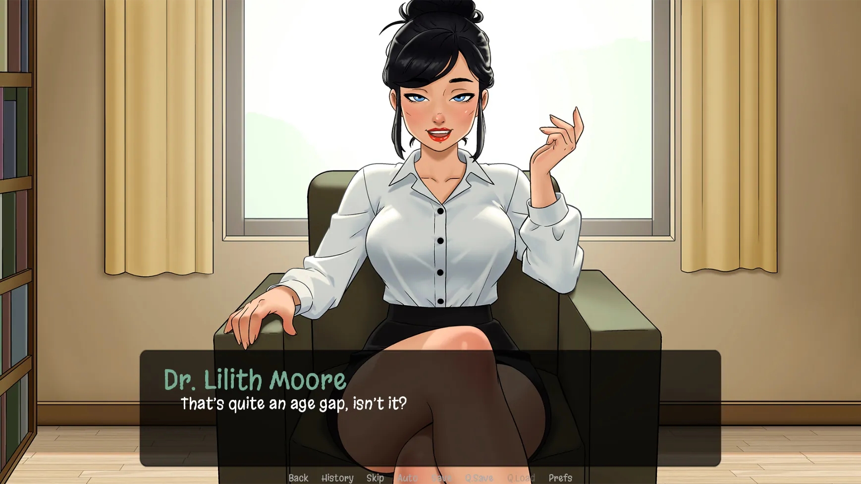 Christian Mother gameplay screenshot 1 (Ren'Py adult game) by Whiteleaf Studio – free download