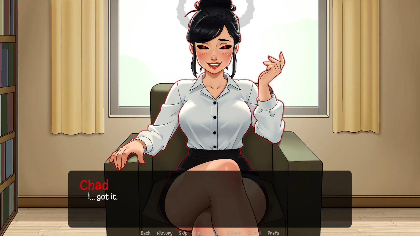 Christian Mother gameplay screenshot 3 (Ren'Py adult game) by Whiteleaf Studio – free download