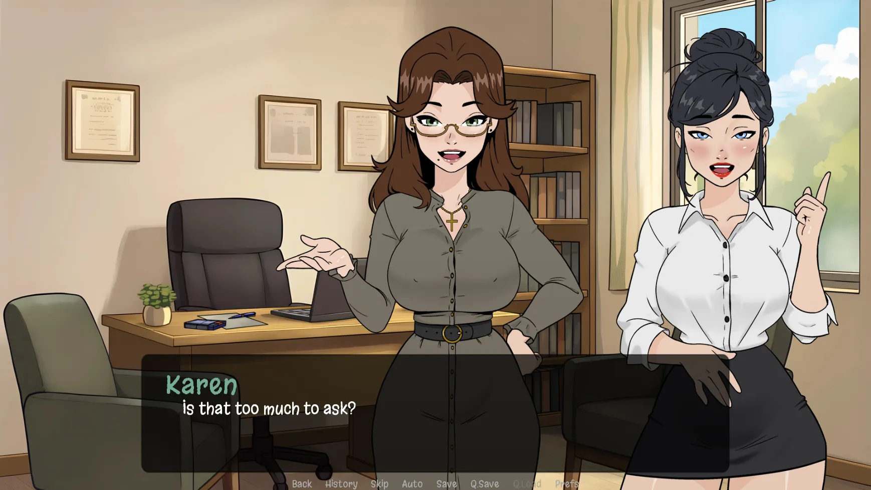 Christian Mother gameplay screenshot 7 (Ren'Py adult game) by Whiteleaf Studio – free download