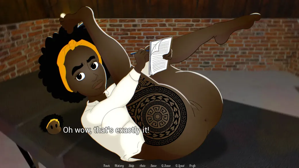 Butthole Tattoo Artist Simulator gameplay screenshot 3 (Ren'Py adult game) by HAT JUMP – free download