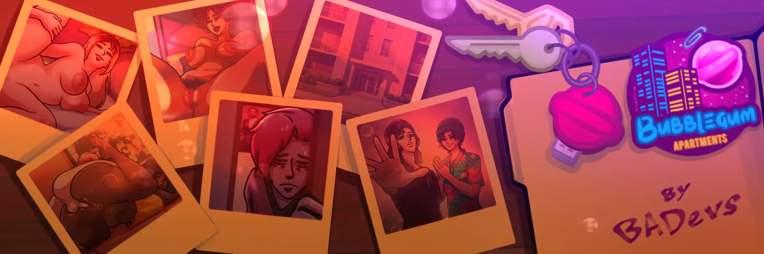 Bubblegum Apartments cover 0.3.3 – Ren'Py adult game by BADevs free download