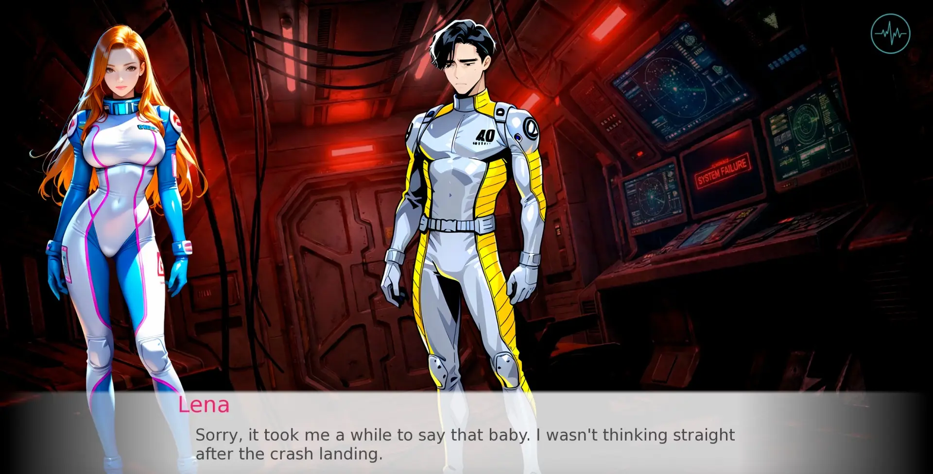 Wrong Side of Mars gameplay screenshot 4 (Ren'Py adult game) by Pure Angst VN Studio – free download