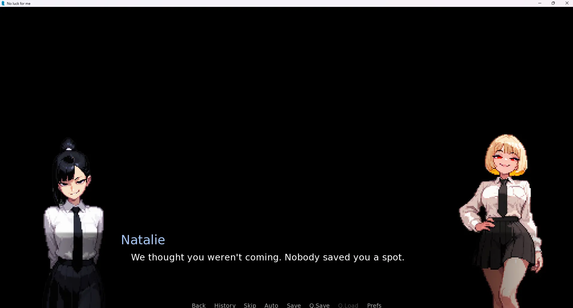 No Luck for Me gameplay screenshot 1 (Ren'Py adult game) by DenitoInsight – free download