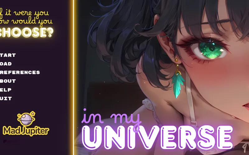 In My Universe cover 1.3 – Ren'Py adult game by MadJupiter free download