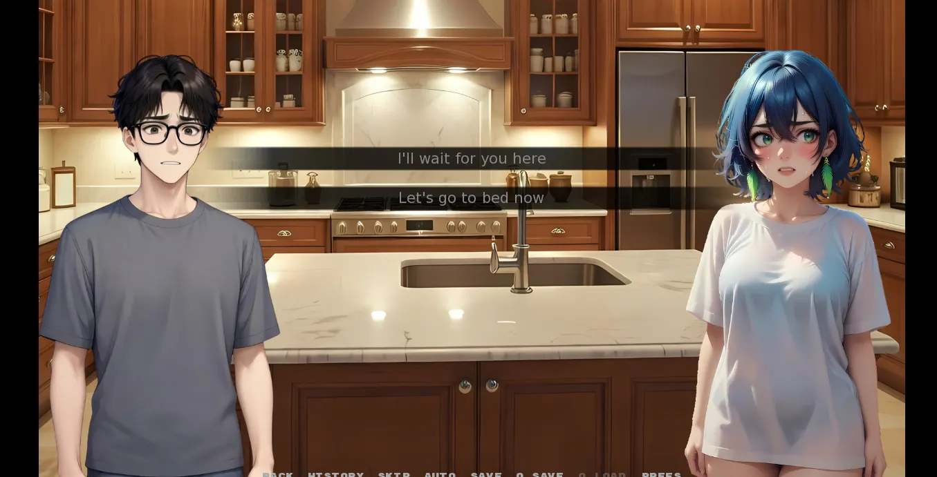 In My Universe gameplay screenshot 1 (Ren'Py adult game) by MadJupiter – free download