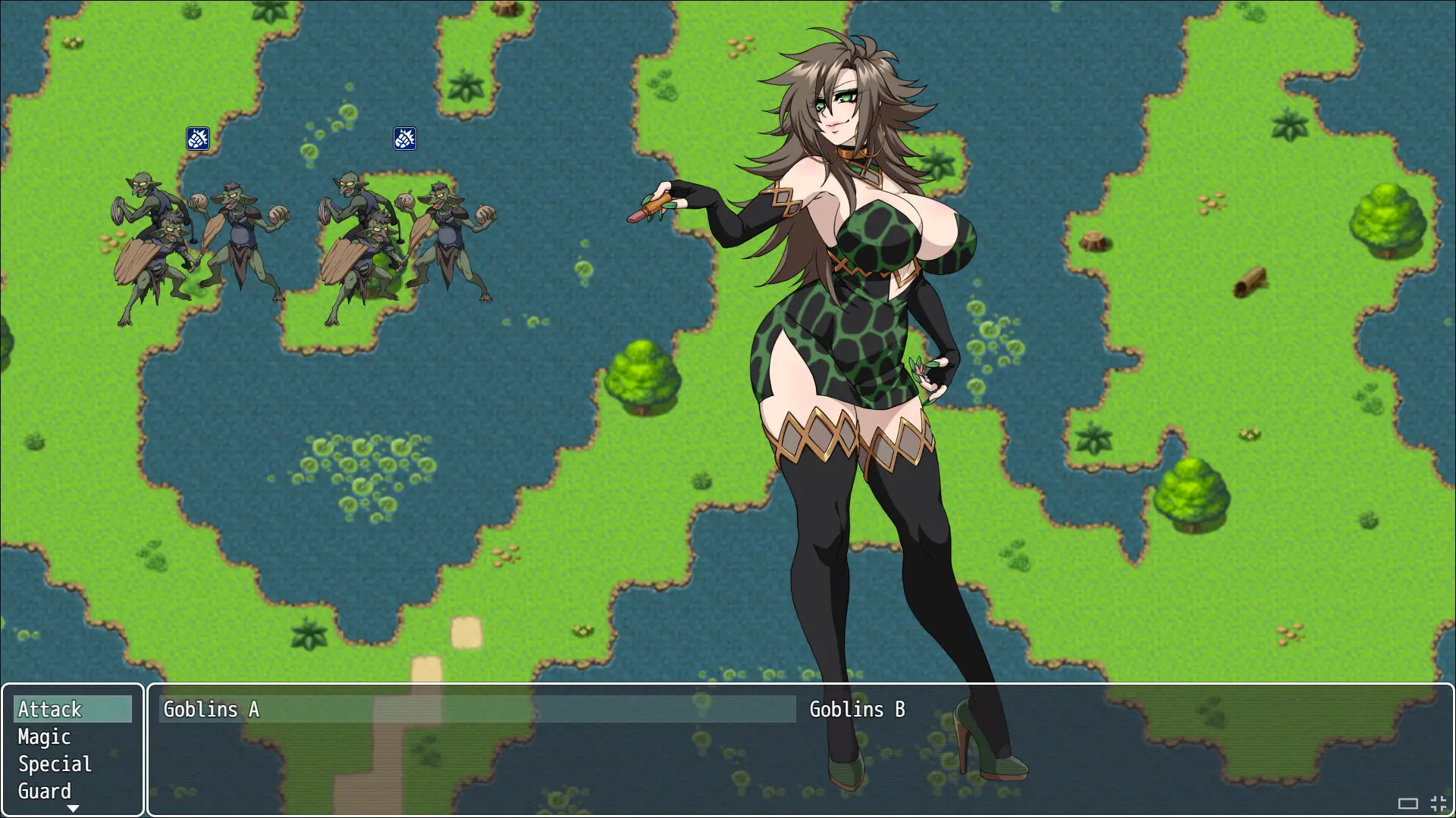 Deathblight Jormungandr gameplay screenshot 4 (RPGM adult game) by Projekt Wolfenstahl – free download