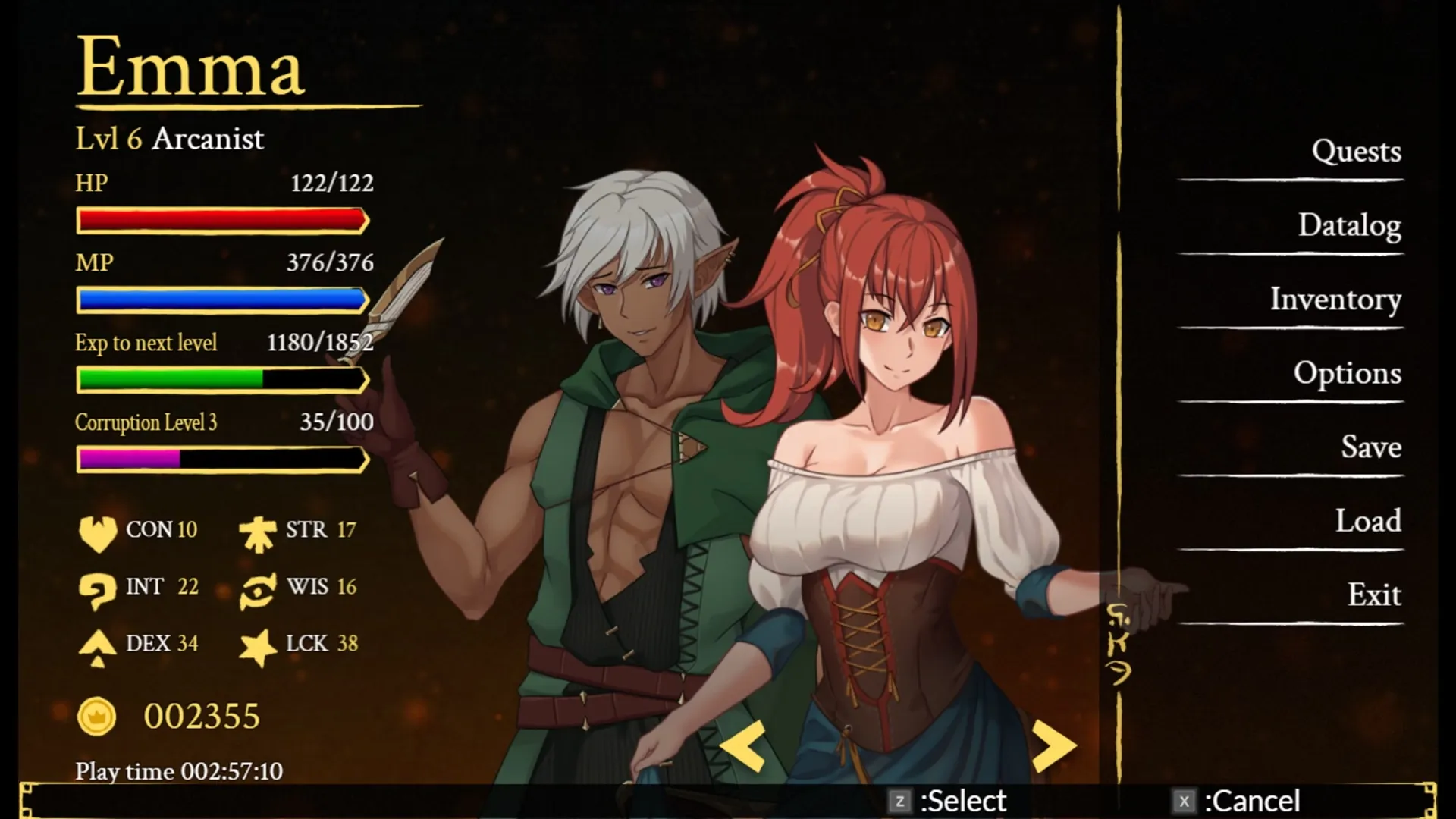 Accursed: Emma’s Path gameplay screenshot 16 (RPGM adult game) by MegaloDEV – free download