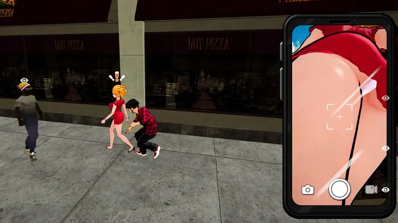 Sneak-A-Snap gameplay screenshot 1 (Unity adult game) by Lewdonymous – free download