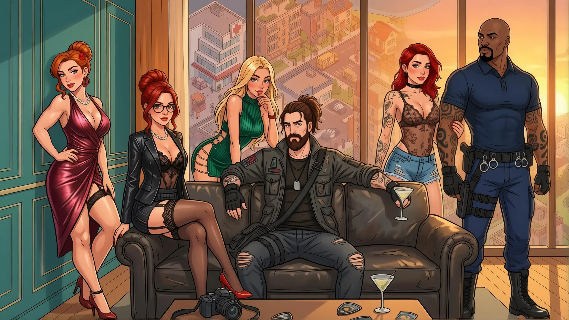 Shores of Connection gameplay screenshot 3 (Ren'Py adult game) by Rugpull Studios – free download